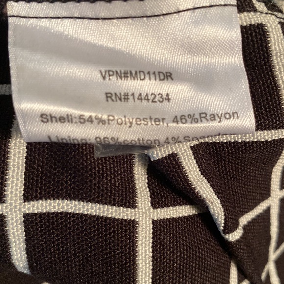 NWT Foxiedox Anthropologie Grid Patterned Rhinestone Rayon Shift Tunic Dress - S - Picture 14 of 15